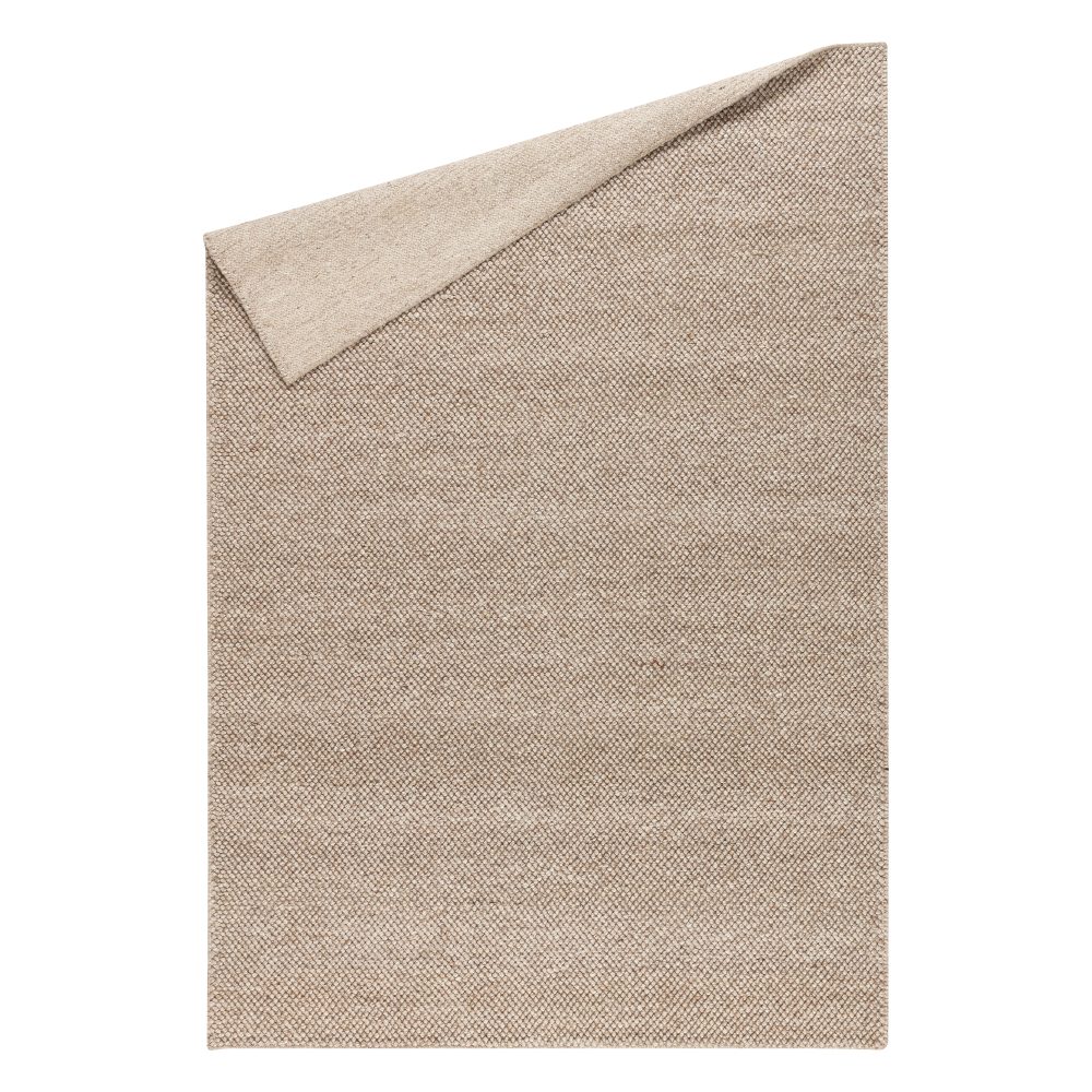 Flock ullmatta beige, 170x240 cm