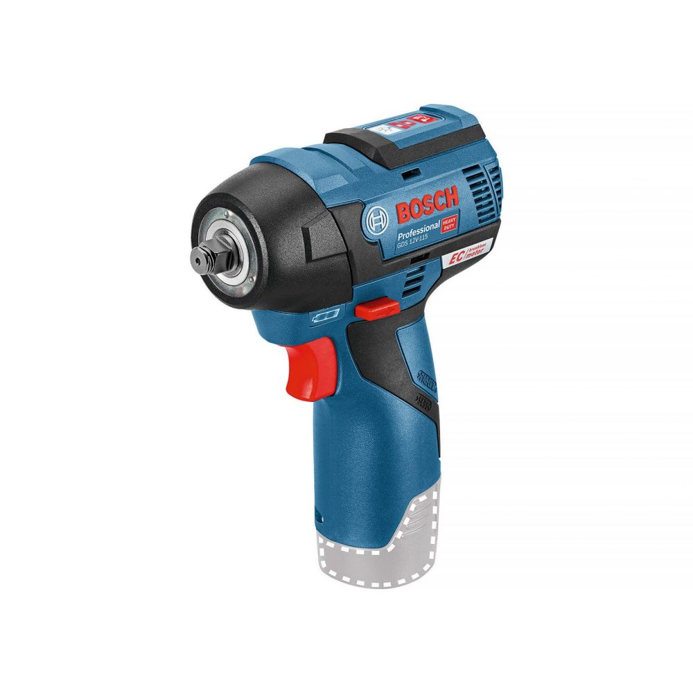 Kjøp Bosch Muttertrekker GDS 12V115, uten batteri & lader