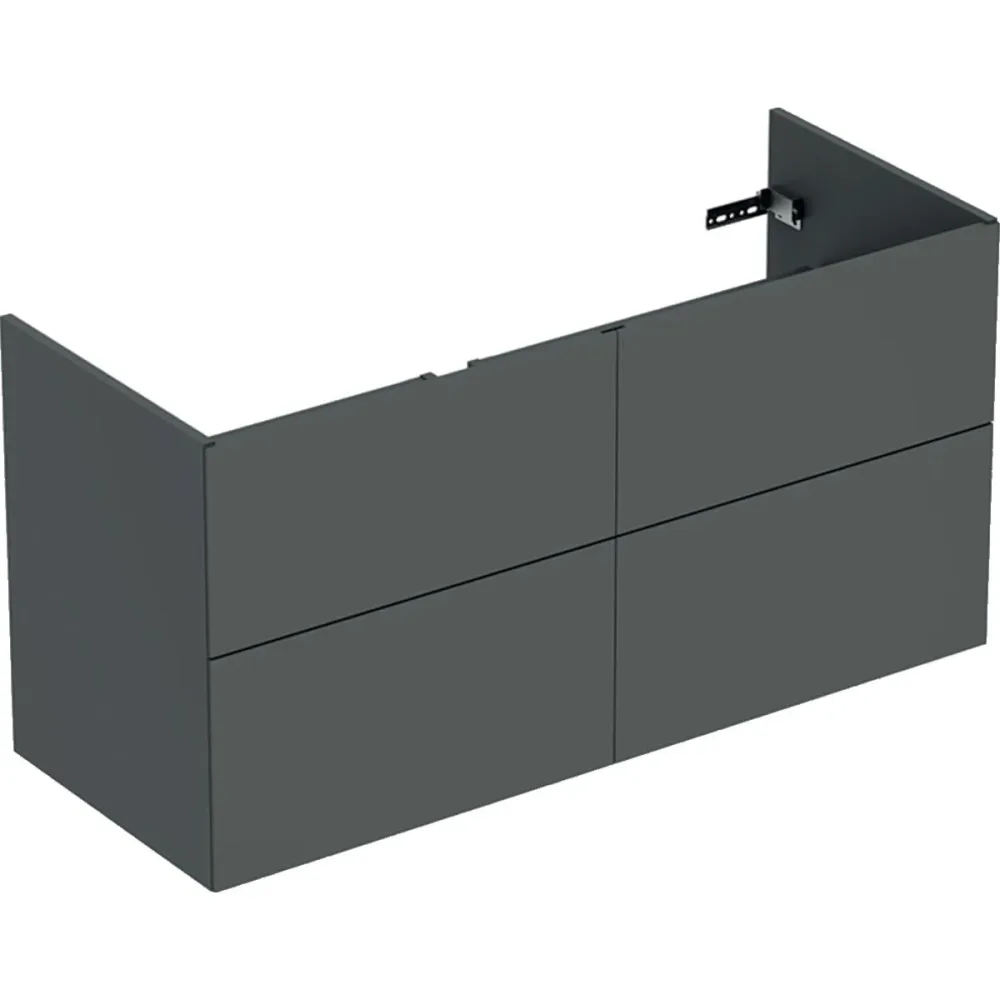 Ifö Elegant Underskåp 120 x 60 x 46,6 cm, 4 lådor Svart, matt