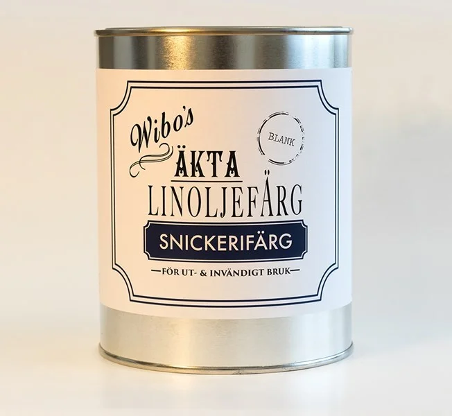 Linoljefärg Snickerifärg Blank Utomhus & Inomhus 5 L Vit