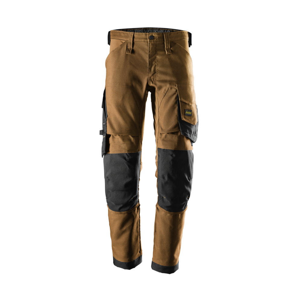 STRETCHBYXA CANVAS AW BRUN/SVART STL 116