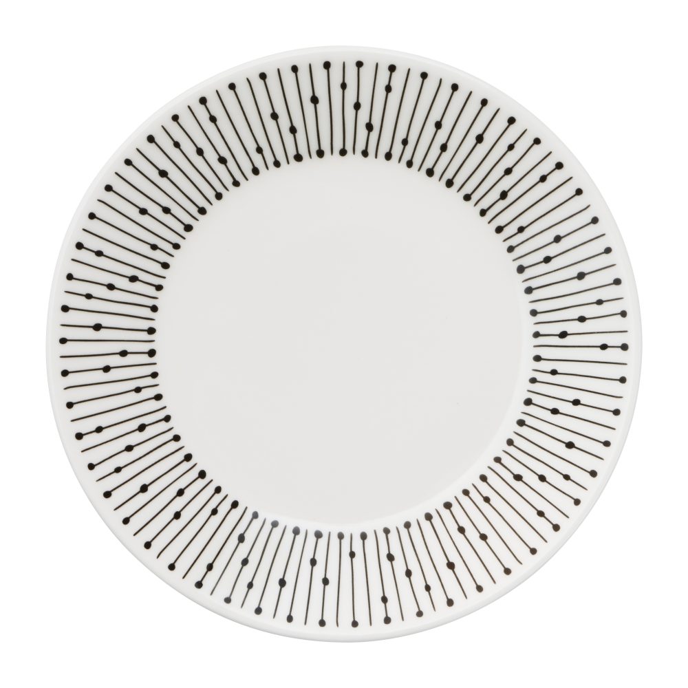 Mainio Sarastus fat Ø11,5 cm, Svart-vit