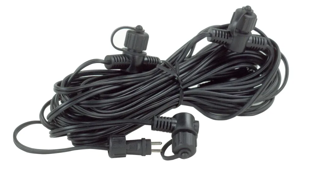 Garden Lights 6008011 Kabel 15 m, 6 st kopplingar