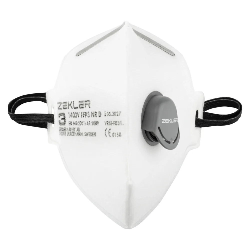 Zekler 1403V Halvmask filtrerande 15-pack
