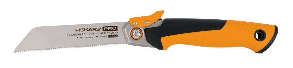 Fiskars PowerTooth 1062932 Handsåg 15 cm, 19 TPI, fällbar