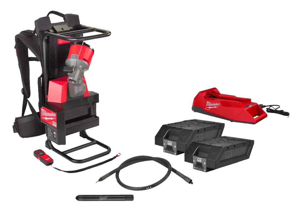 Milwaukee MXF CVBPKIT-602 Betongvibrator med batteri och laddare
