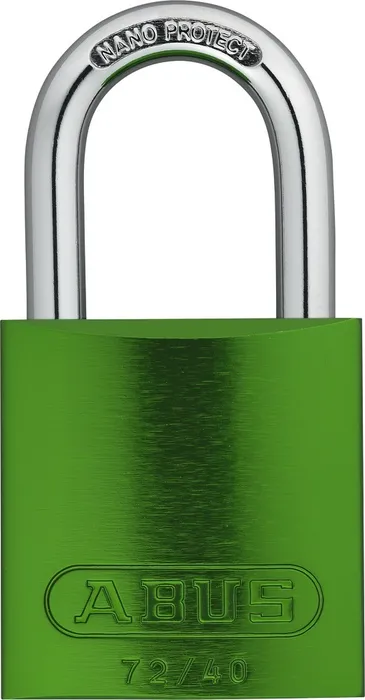 HÄNGLÅS ABUS 72/40 ALU GRÖN