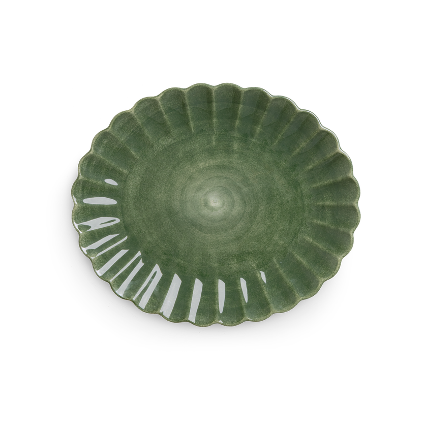 Oyster Fat 35 x 30 cm Forest Green