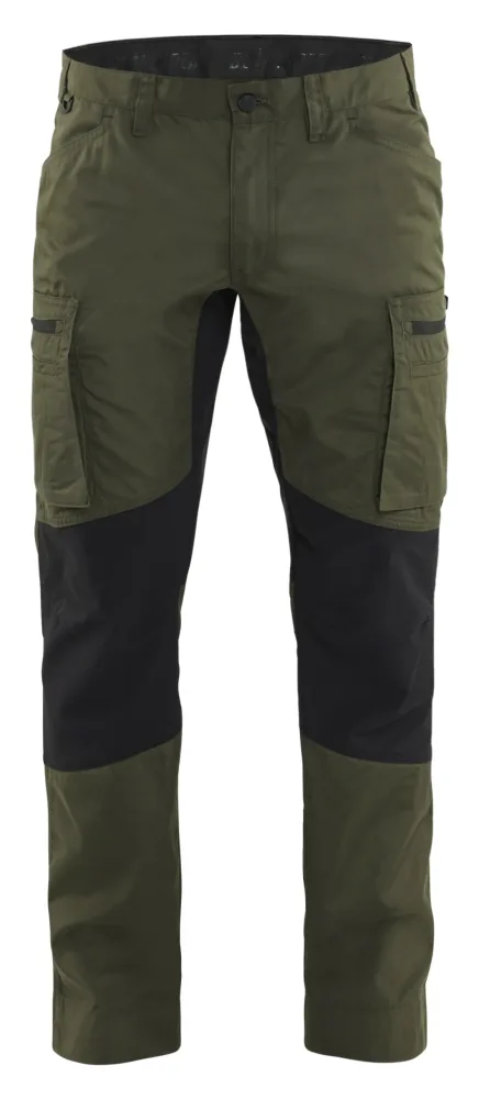 Blåkläder 145918454298C48 Arbetsbyxa grön/svart Grön/svart