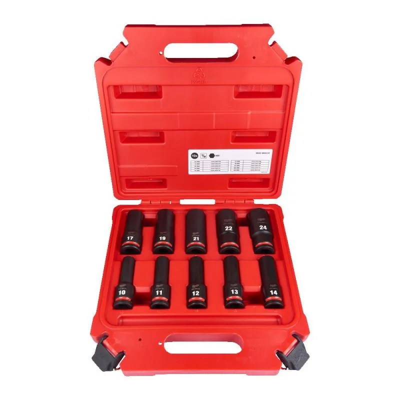 Milwaukee 4932480457 Shockwave Krafthylssats 10 delar