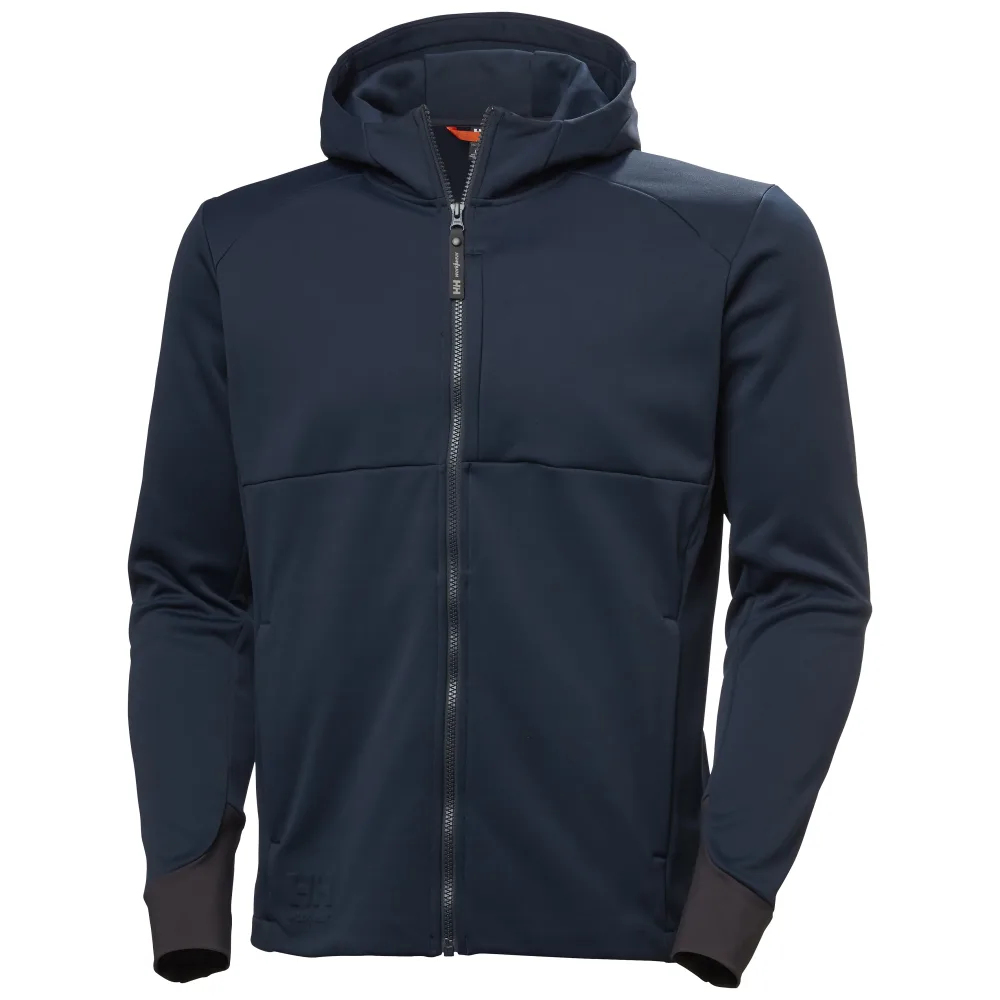 Helly Hansen Workwear Tech 79232_590 Huvtröja mellanlager Marinblå