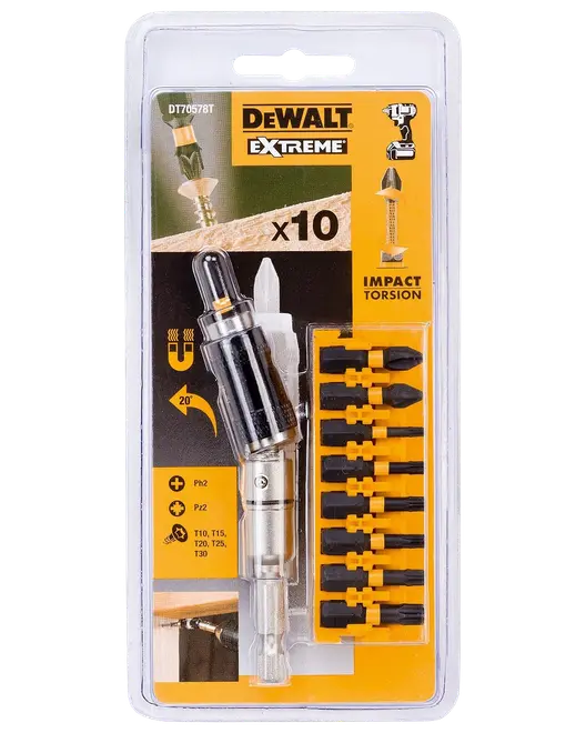 Dewalt bitsset 10 delar