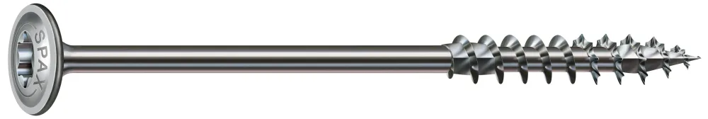SPAX 0251010803205 Träskruv 8 mm, brickhuvud, wirox 8 x 320 mm, 50-pack