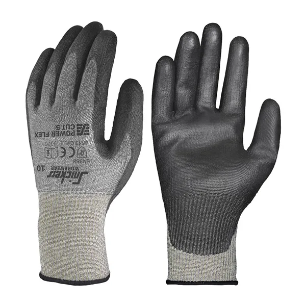 Snickers Workwear 9326 Power Flex Handske stengrå/svart 9
