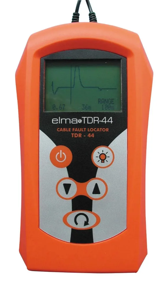 Elma TDR-44 Kabelsökare med kabellängdsmätare, exkl. batterier