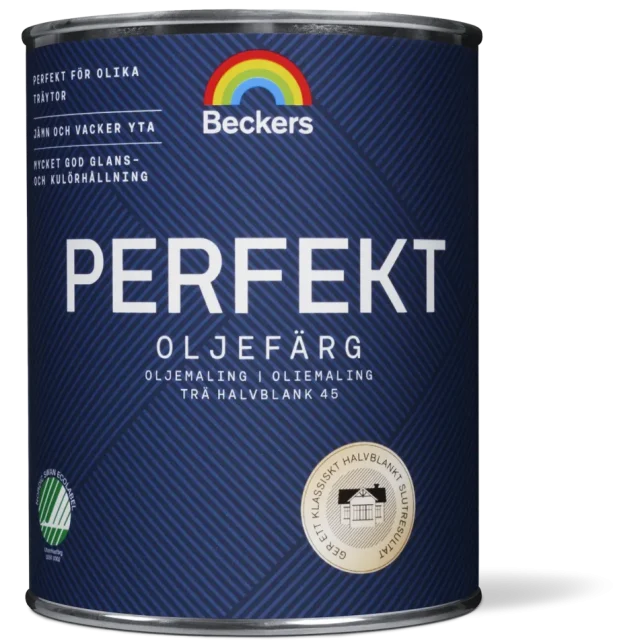Beckers Perfekt Oljefärg halvblank Valfri kulör