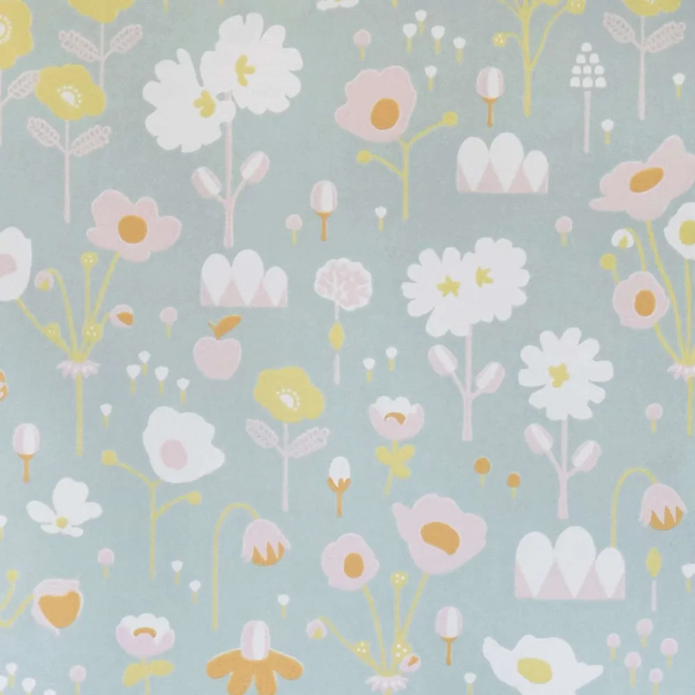 Treasure For Every Little Nook Bloom 121-01 Grå Tapet | Stuvbutiken