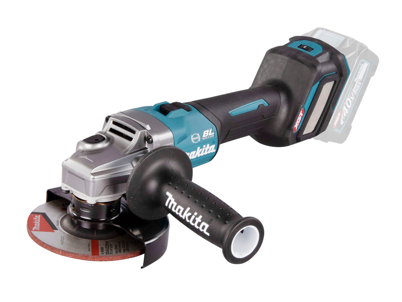 VINKELSLIP MAKITA BL-M MED BROMS, NAKEN 40V 125MM