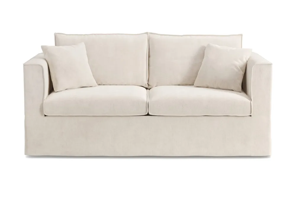 Travstad 3-sits Bäddsoffa i Chenille frammåtbäddad