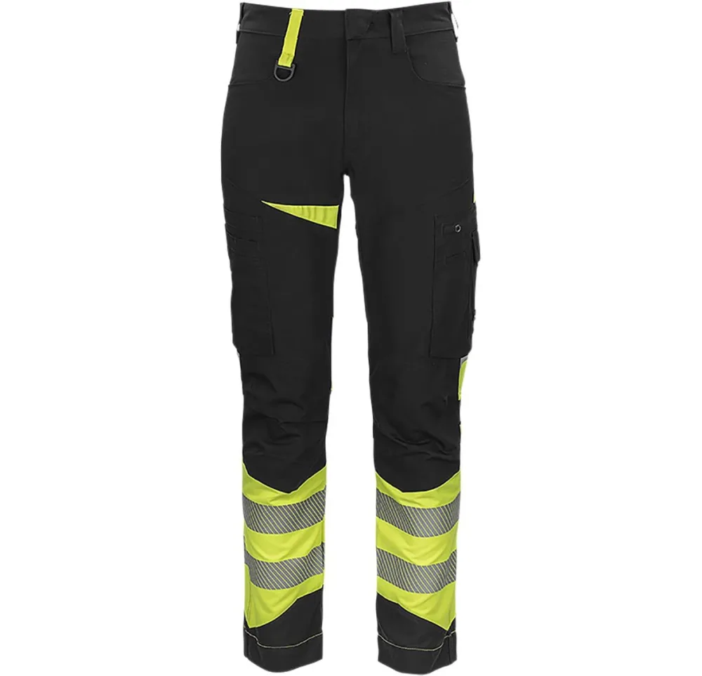 Texstar FP47120991630 Arbetsbyxa Hi-Vis gul/svart Hi-Vis gul/svart - Bild 2