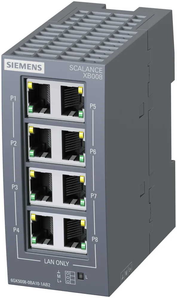 Siemens Scalance XB008 8XRJ45 Nätverksswitch