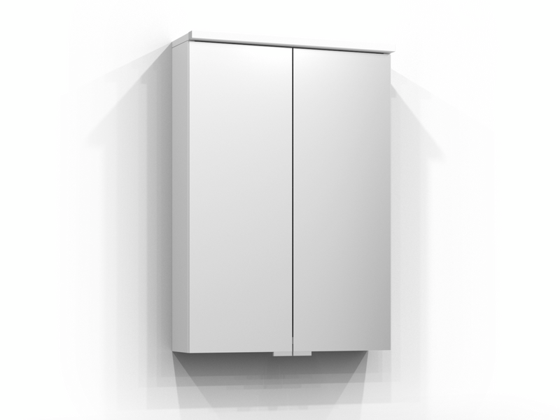 SPEGELSKÅP SVEDBERGS SAREK VIT LED EL 2HYLL 50X15,1X71,6CM