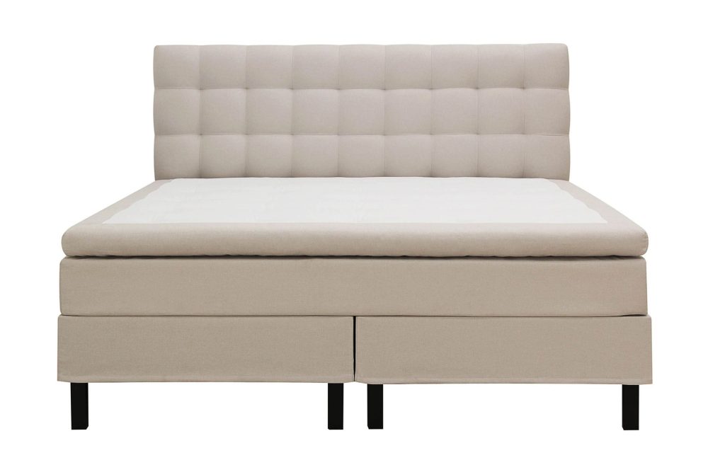 HVILA Classic Komplett Sängpaket 160x200 cm Kontinentalsäng med rutad sänggavel