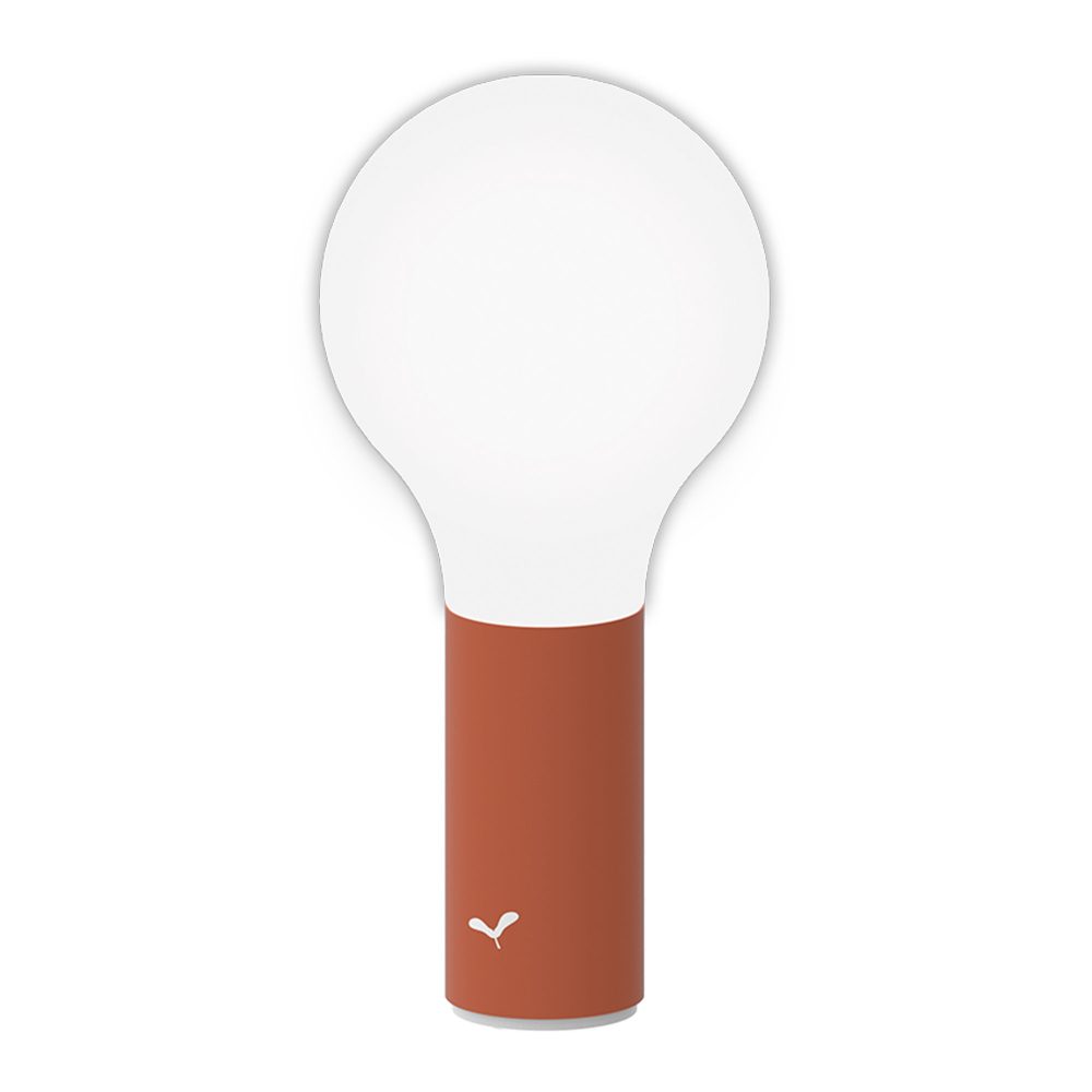 Aplô bordslampa, Red ochre (röd)