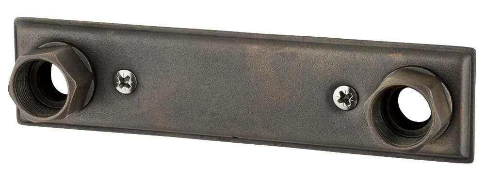 Mora 630280.25 Blandarfäste M26x1,5 160 c/c, rustik mässing 15 mm