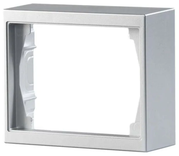 ABB Impressivo Förhöjningsram 2-vägs, aluminium 4-fack