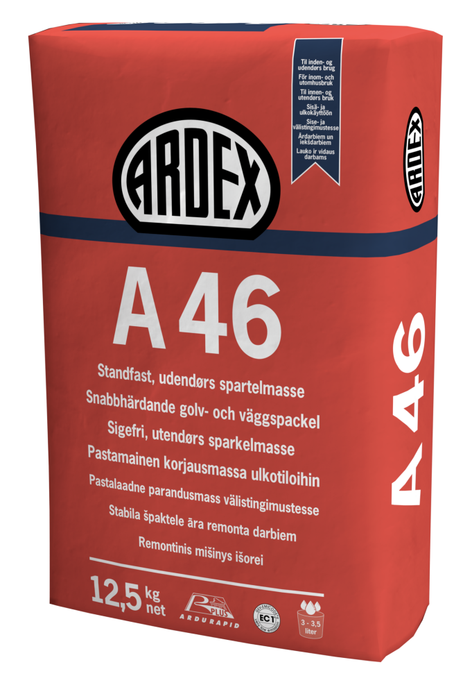 HANDSPACKEL A46 12,5KG LAGRINGSTID 6MÅN ARDEX UTOMHUS