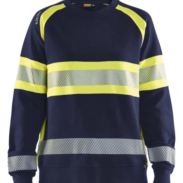 Blåkläder 340911589955XXL Tröja varsel, svart/röd Svart/röd