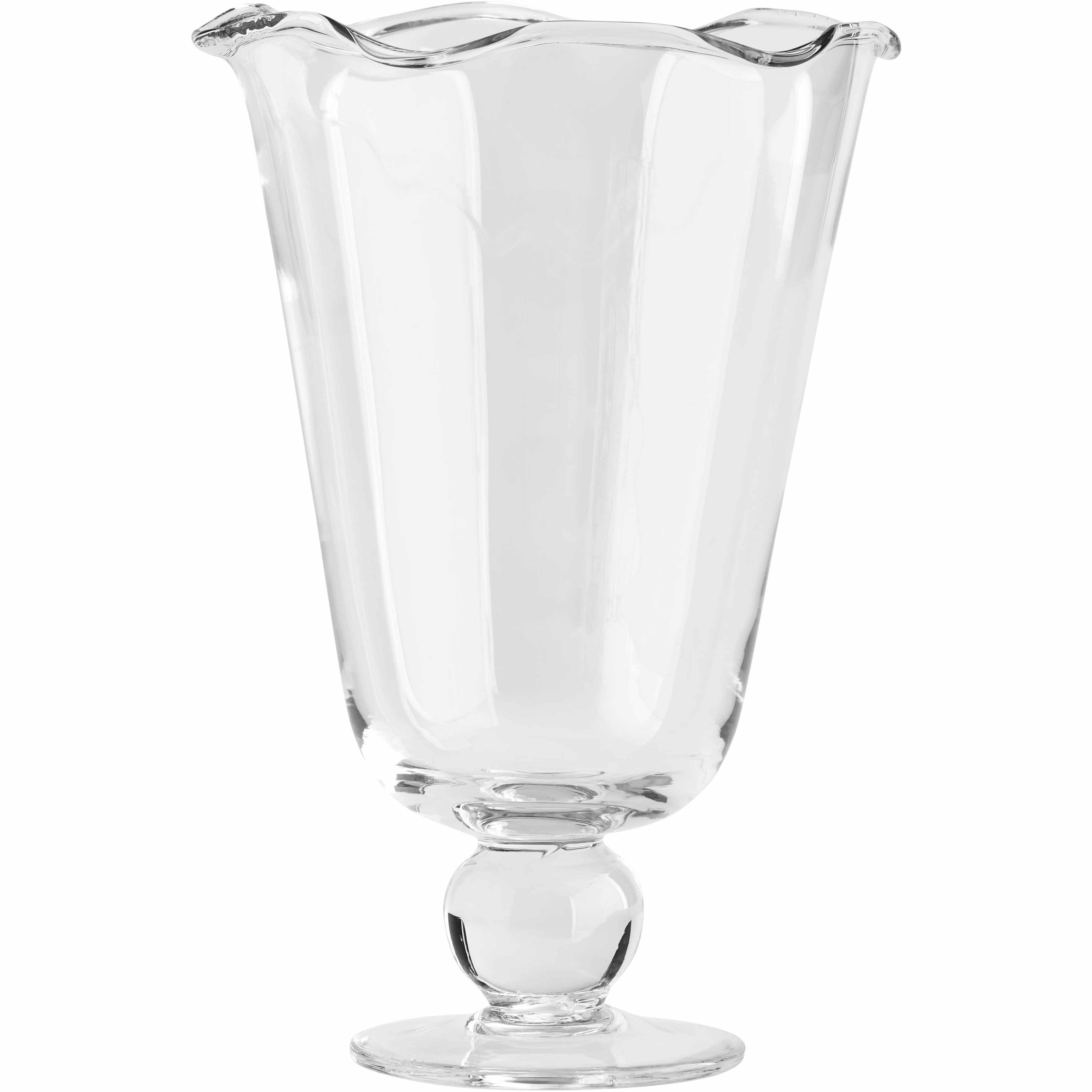 Karla Vas Vågig Klar, 26 cm