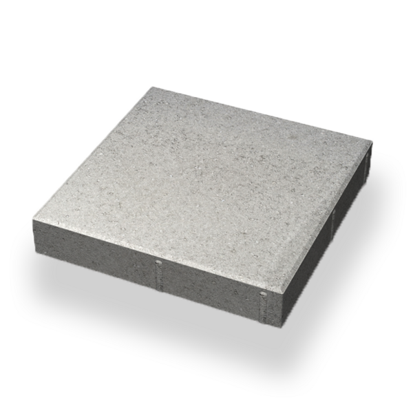 MARKPLATTA BENDERS SIENA SLÄT FASAD 60, GRÅ L 350X350X60MM