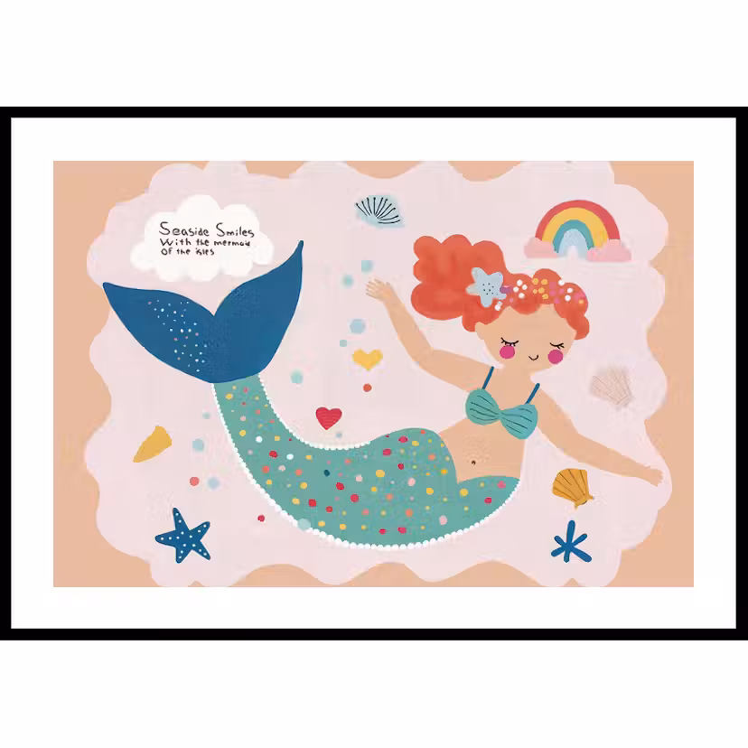 Poster Gallerix Mermaid Melody 70x100 cm