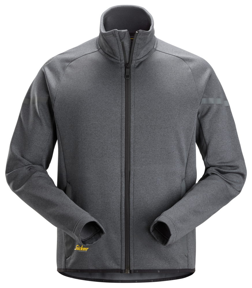 FLEECEJACKA SNICKERS WORKWEAR 37.5 STÅLGRÅ/SVART, STL L