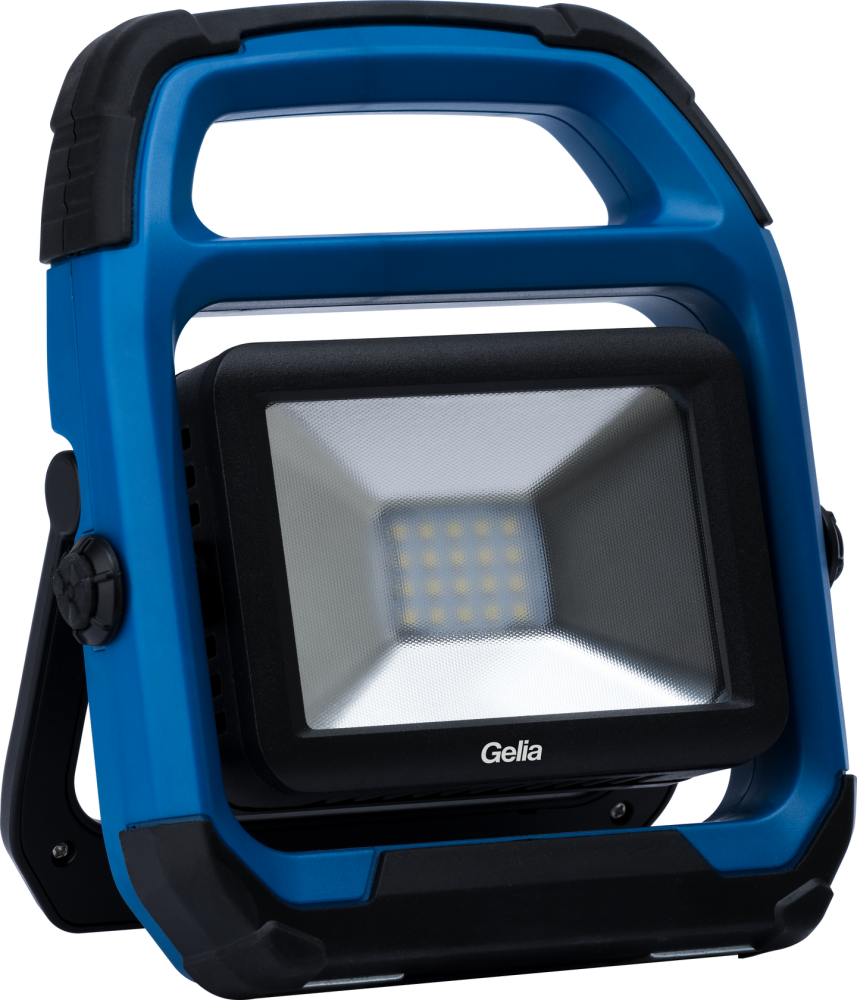 ARBETSLAMPA GELIA LED 20W BATTERI, IP44 6500K