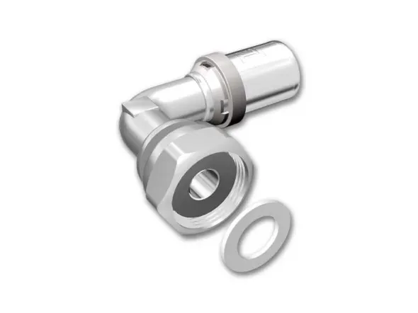 LK Systems PressPex 1876549 Vinkelkoppling 90°, lekande mutter 16 mm x G20 - Bild 2
