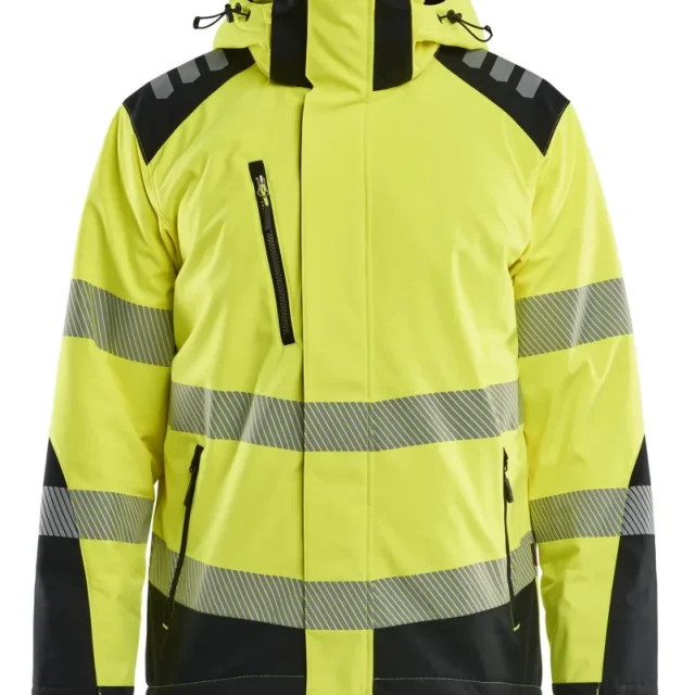 Blåkläder 440025133399L Softshelljacka varsel, gul/svart L
