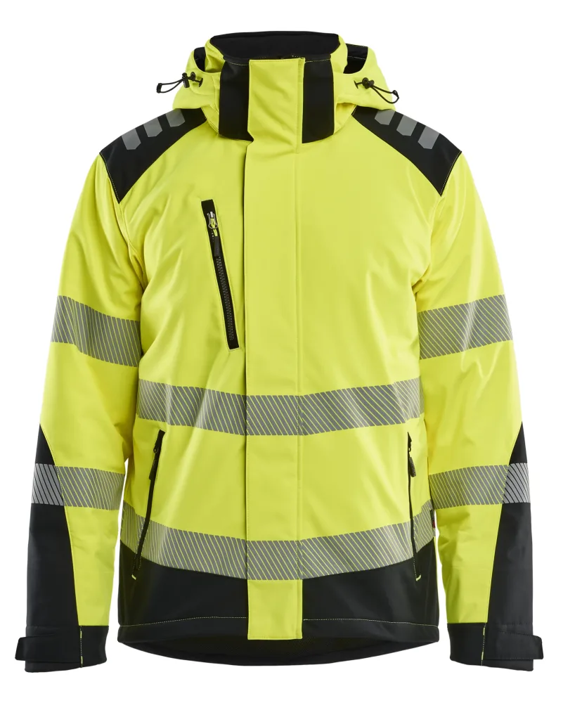 Blåkläder 440025133399L Softshelljacka varsel, gul/svart L