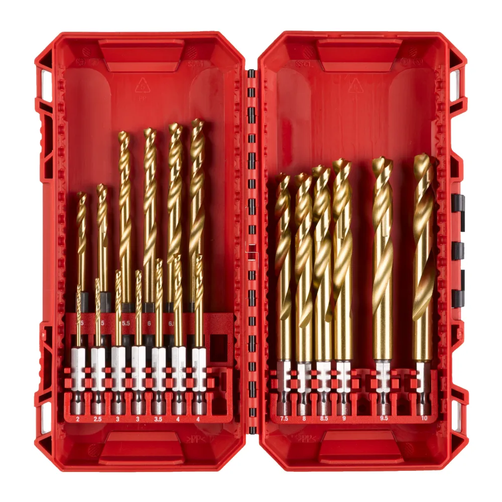 Milwaukee HSSG-TIN Metallborrset med batteri och laddare