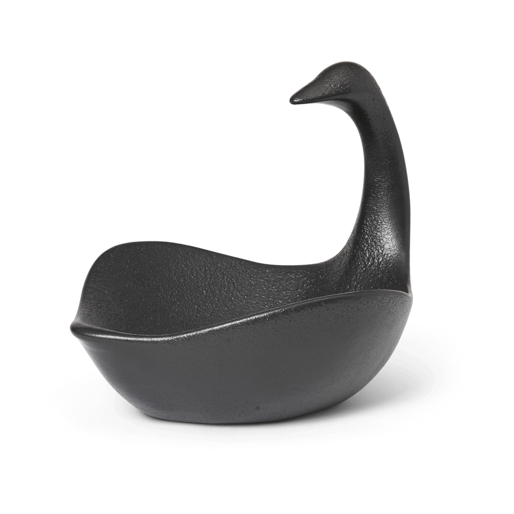 Swan Centrepiece, Black