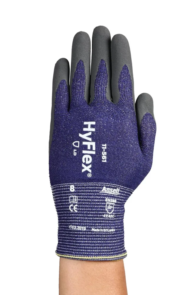 Ansell HyFlex 11-561 Skärskyddshandske nitrilgummi 7