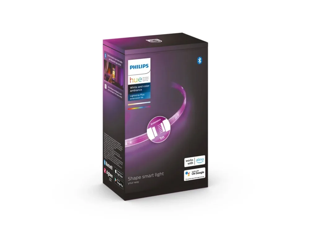 Philips Hue Lightstrip Plus v4 Lightstrip Plus -förlängning till Lightstrip Plus V4, 1 m