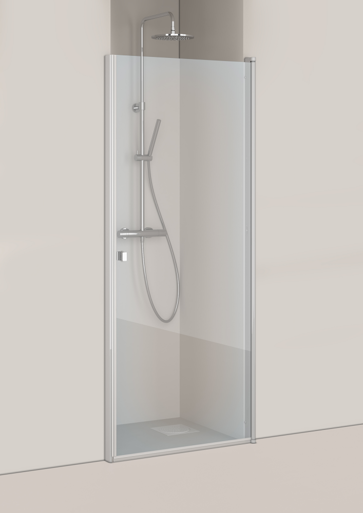 DUSCHDÖRR HAFA IGLOO PRO 75 NISCH 730-770MM KLARGLAS ALUMINIUM
