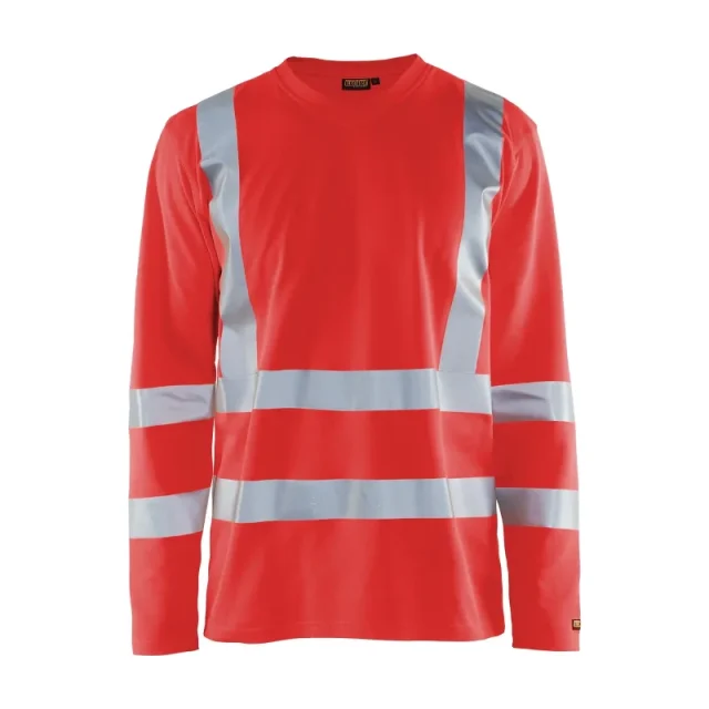 Blåkläder 3381-1070 Långärmad T-shirt varsel klass 3 L