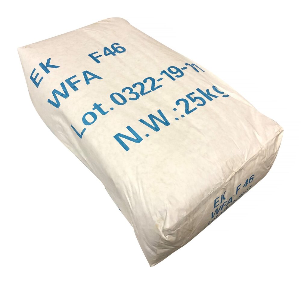 Kjøp Blåsemiddel, aluminiumoksid, 0,3-0,425 mm, hvit