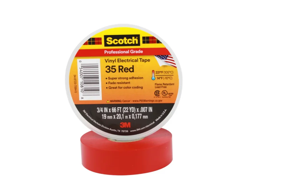 3M Scotch 35 Eltejp 19mm, 20m, blå