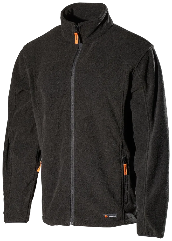 L.Brador 687P Fleecejacka svart L