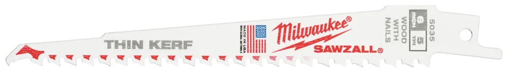 Milwaukee 48475037 Tigersågblad 5T, 5-pack 300 mm